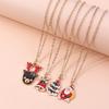 Hot Selling Christmas Necklace Set: Reindeer, Tree, Bell, Santa Claus Sweater Chain