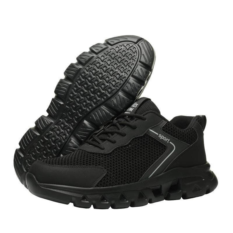 Летняя рабочая обувь, мужская легкая дышащая защитная обувь, устойчивая к ударам обувь со стальным носком, рабочие летние кроссовки с защитой от проколов, рабочие ботинки