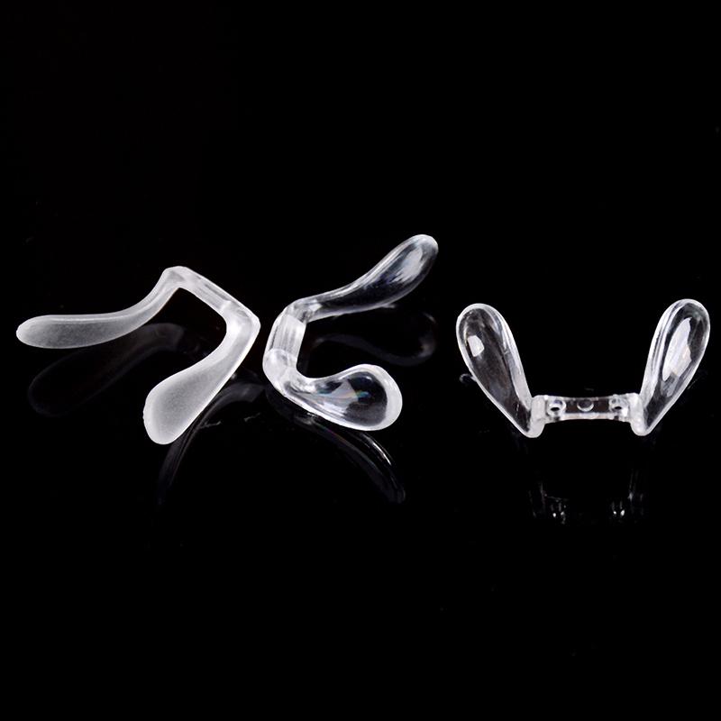 2Pcs Pvc Plastic Anti-Slip Stick On Nose Pads Eyeglass Sunglasses Eye Glasses