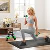 Dumbbells Set with Storage Rack, 2 x 1kg, 2 x 2kg, 2 x 3kg, Grey