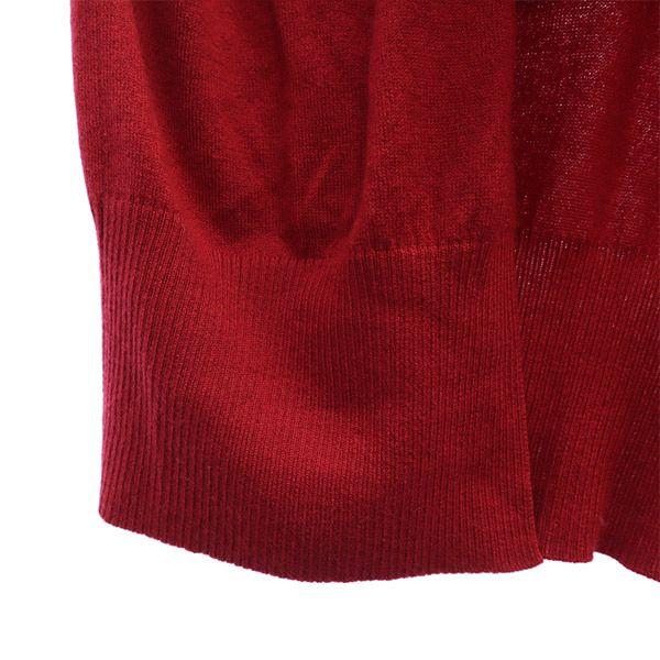 TO BE CHIC Кардиган вязаный с длинным рукавом из шелковой смеси 2 Красный Женский Б/У