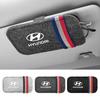 Фетровый держатель для очков для Hyundai Sonata Azera Elantra Accent Santa Fe Genesis Tiburon Solaris Verna Седан Сумка для хранения солнцезащитных очков b1