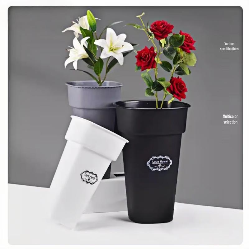 Conical Plastic Flower Nurturing Bucket
