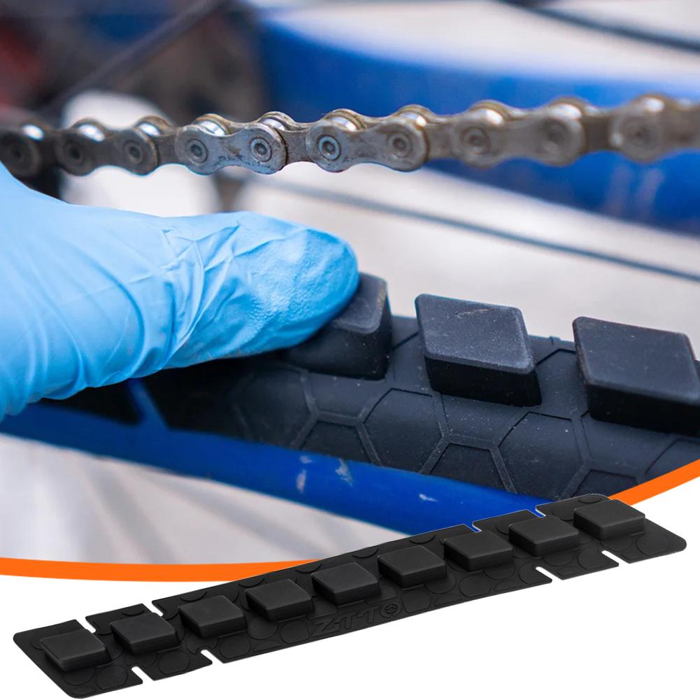 2PC/1PC Silicone Bicycle Chainstay Protector Pad Chain Protection Sticker Anti Scratch Protector for Mountain Bike MTB Road Bike