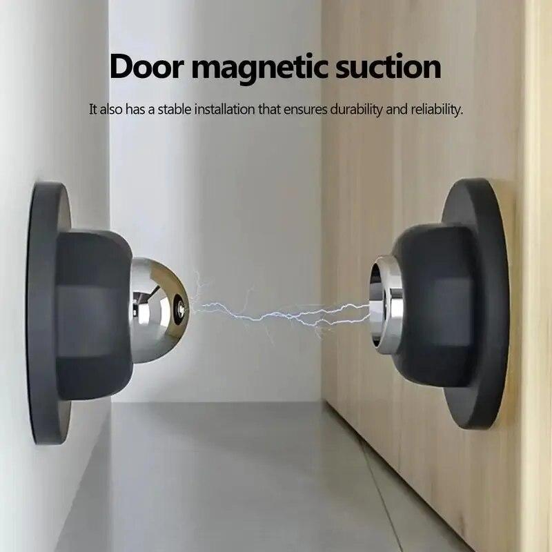 Сильный магнитный дверной стопор, Модель из силикона против столкновений для отеля и дома, Сильный бесшумный сенсорный артефакт-присоска для двери