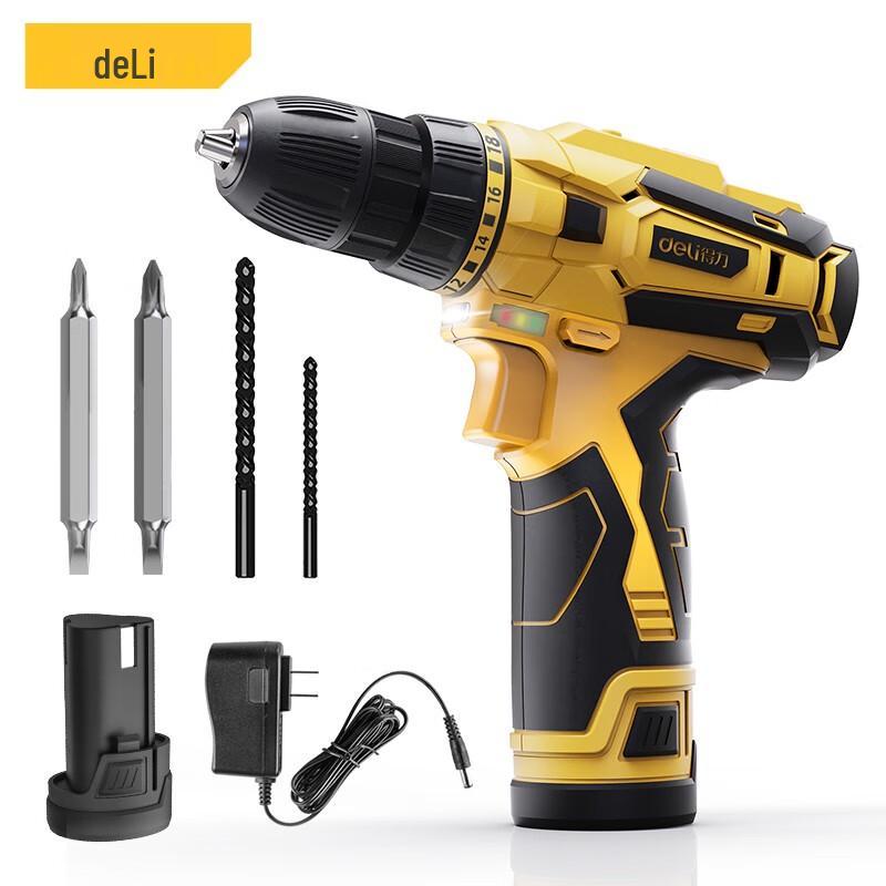 Deli Cordless Electric Drill/Screwdriver CN plug (adapter included)