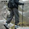 JEEP SPIRIT Men's Thickened Outdoor Functional Cargo Trousers