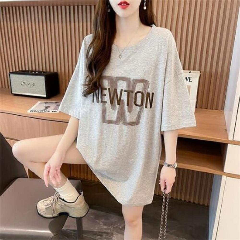 Navava Women LeTTering Loose FiT T shirT nT2526