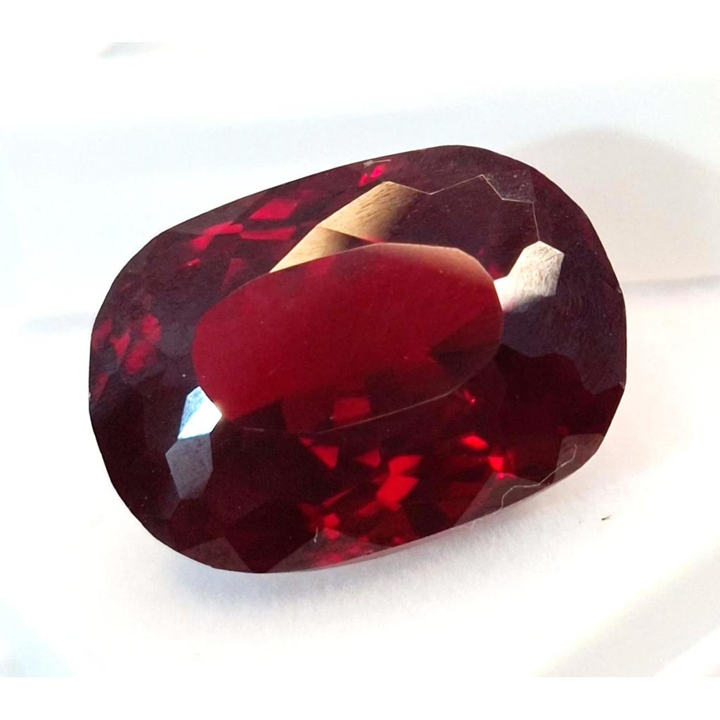 Natural Red Garnet Cushion Cut 17-19 Ct Fabulous Certified Loose Gemstone