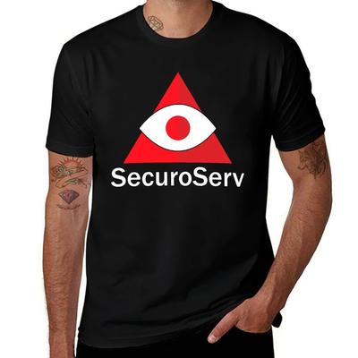 T SecuroServ Футболка хлопковая рубашка Классическая футболка мужская тяжелая рубашка мужская хлопок