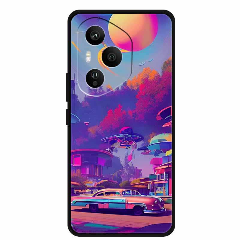 Чехол для Honor 400 Pro 5G Оригинальный Мягкий Силикон ТПУ Чехлы для Телефона Чехол Honor400 Pro DNP-NX9 6.7" Модный Защитник Планета Capa