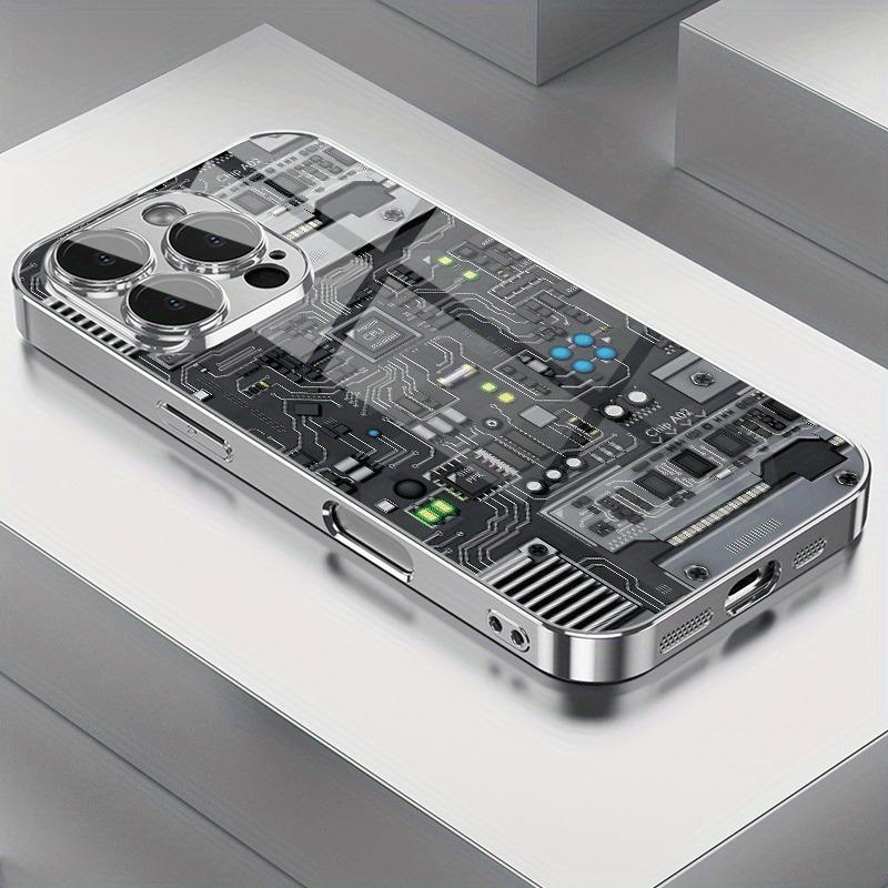 Креативный дизайн печатной платы, закаленное стекло, гальванизированный чехол для телефона Samsung Galaxy S23 S24 S25 Ultra Plus FE