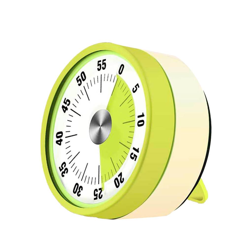Stainless Steel Visual Timer Mechanical Kitchen Timer 60-Minutes Alarm Cooking Timer With Loud Alarm Magnetic Clock Timer