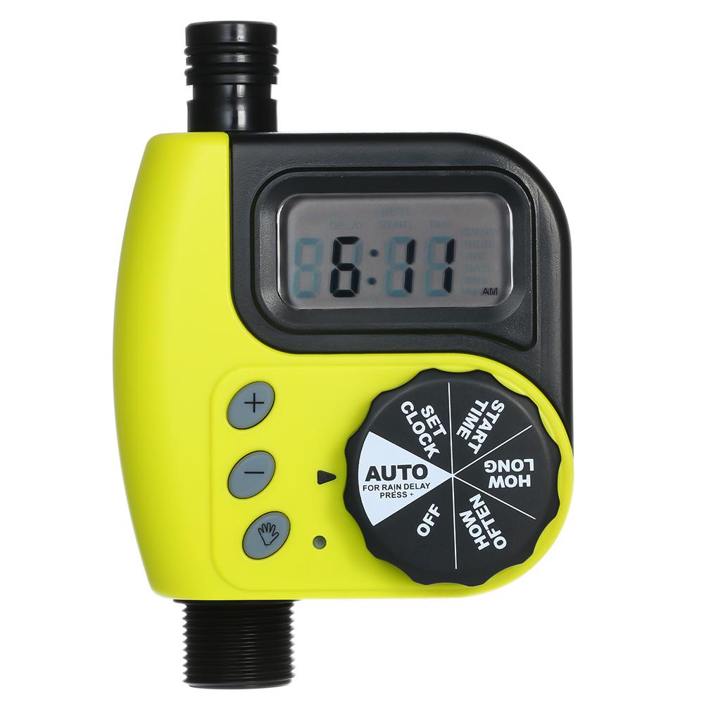 Автоматический таймер подачи воды, контроллер орошения открытого сада, программируемый таймер для шланга с 1 выходом