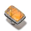 Natural Maligano Jasper Gemstone 925 Sterling Silver Gift Ring Size 9 C7D39