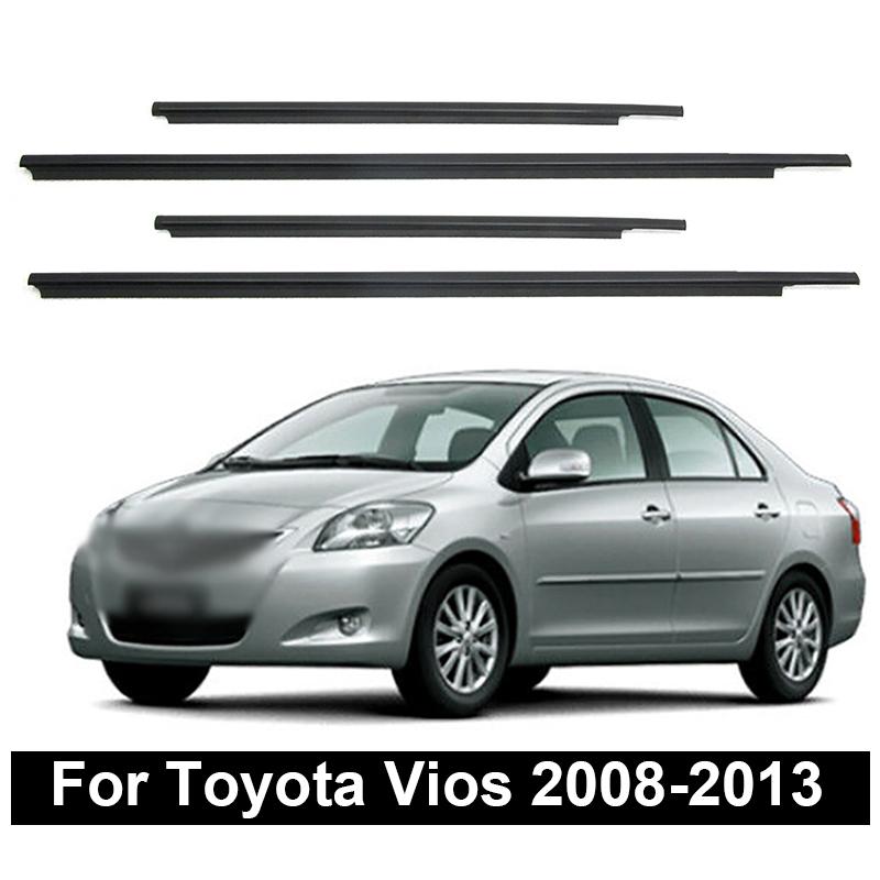 Car Accessories New Auto Weatherstrip Window Seal Window Moulding Trim Car Door And Window Glass Seals For TOYOTA VIOS 2002-2018
