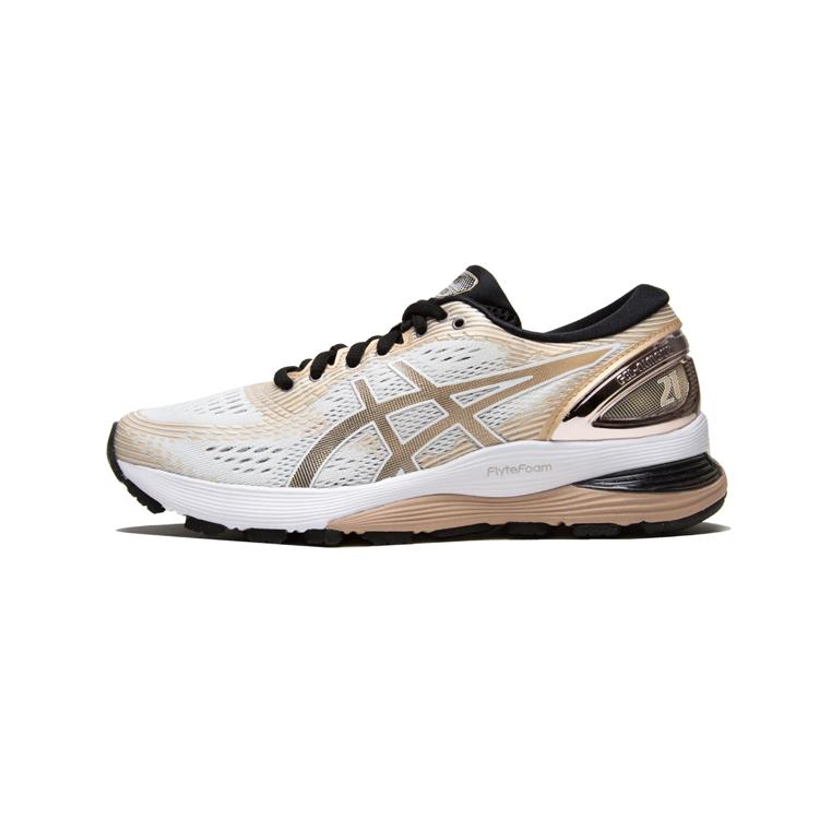 ASICS Gel Nimbus 21 Platinum 'White Frosted Almond' Women's 1012A608-100