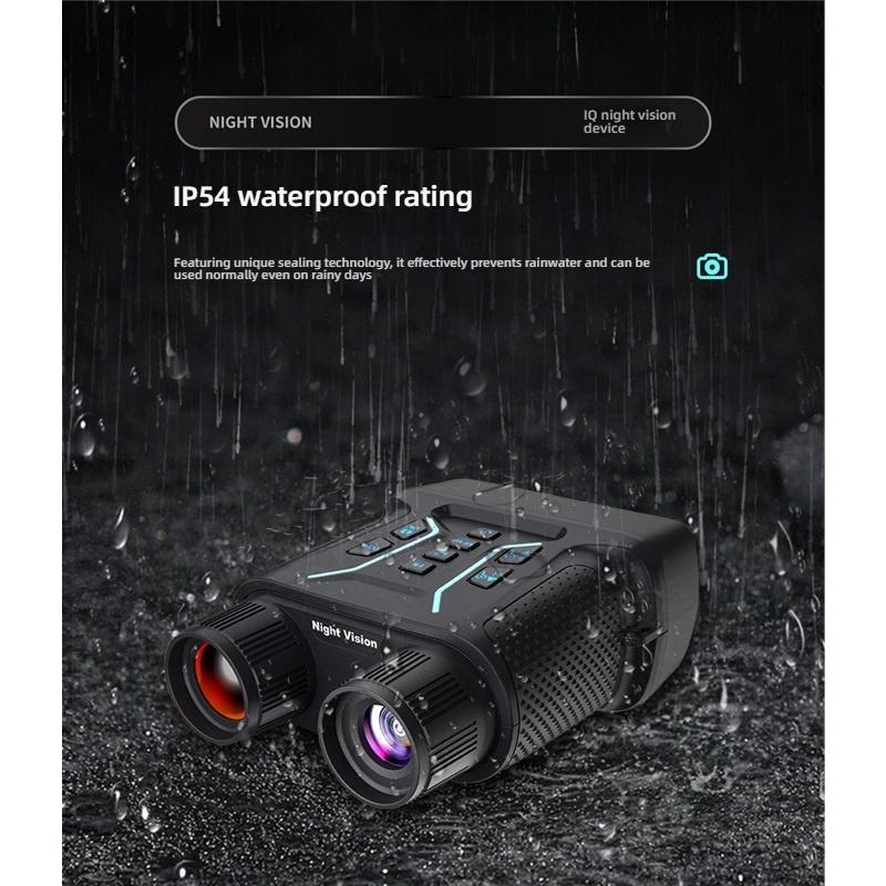 New 4.5 Inch Large Screen Night Vision Binoculars, 8X Digital Zoom 4K HD Dual Lens Infrared Telescope Outdoor Gear