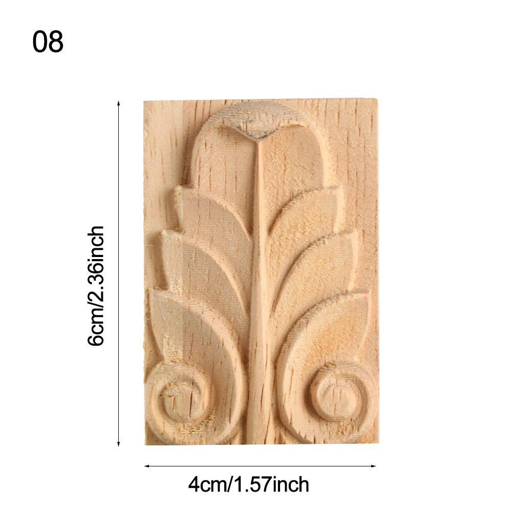 Style Decoration Crafts Vintage Wood Carved Cabinet Seat Feets Furniture Foot Legs Home Decor