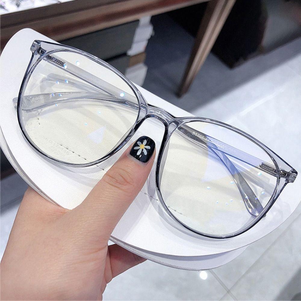 Transparent Anti Blue Light Glasses Plane Mirror Blocking Glasses Women Men