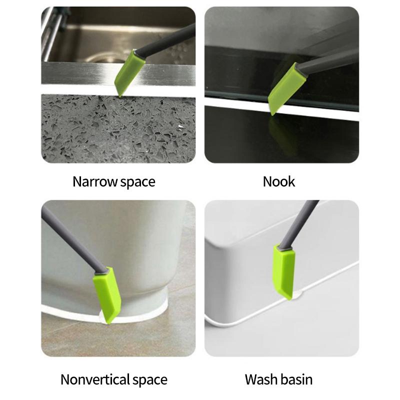 1 шт., угловой скребок для стекла, герметик, инструмент для ремонта швов плитки, аппликатор для кухни, ванной, раковины, душа
