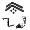 Flash Bracket for Canon Cameras and Speedlite Durable and Compatible Two-Piece L-Shaped Flashes,