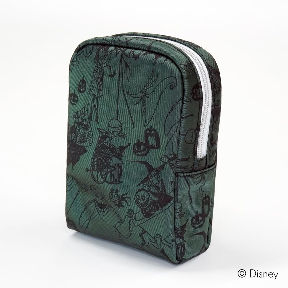 Disney Cosmetic Pouch (The Nightmare Before Christmas Pattern) D48738C Green