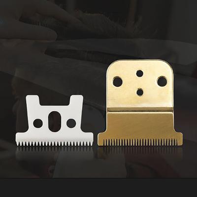 Замена Т-образного лезвия для модели andis d8 gto с белым керамическим покрытием и корпусом из золотой нержавеющей стали