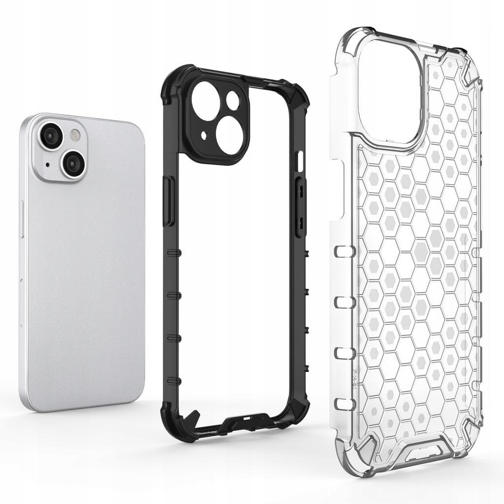 Honeycomb Etui Case Obudowa Pokrowiec Futerał Do Iphone 14 Przezroczyste