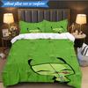 Alien Invasion Pattern 3pcs K-pop music group Bedding set,Ideal for Bedroom, Dormitory,Including Duvet Cover And 2pcs Pillowcases,Fan gifts