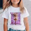 Cappuccina Ballerina Funnu Italian Brainrot Meme Cotton Children Tshirt Summer Sports Tees Boys Girls Clothes Casual Kids Tops