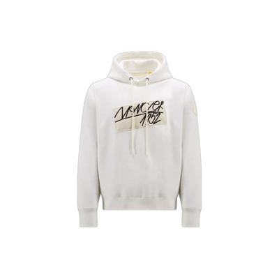 FW22 Letter Logo Graphic Patch Long Sleeve Hoodie Men Hoodies White H20928G00012809KX034