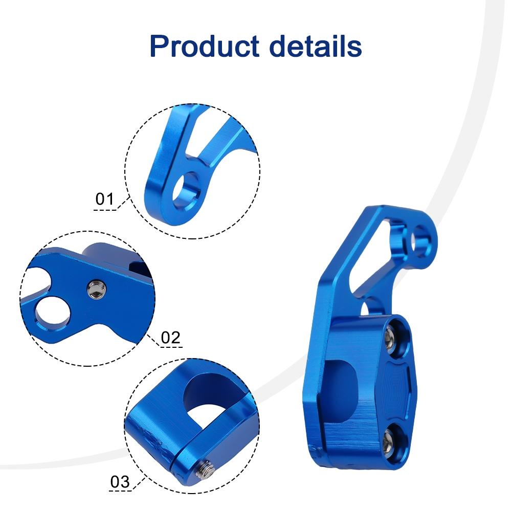 1x Motorcycle Bikes Oil Pipeline Brake Line Clamp Protector Rustproof Fashion