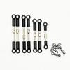 Wltoys 144001 144002 144010 124016 124017 124018 124019 Передний Задний Рулевая Тяга Связующее Звено Сервопривода Набор Ссылок Запасные Части для Радиоуправляемой Машины