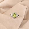 Peridot Gemstone 925 Sterling Silver Jewelry Handcrafted August Birthstone Ring RR-8-5