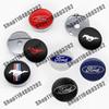 4Pcs 56mm Car Wheel Center Hub Caps Sticker Decals Accessory For Ford Fiesta Ranger Focus Kuga Mustang S-MAX Transit Mondeo Esco