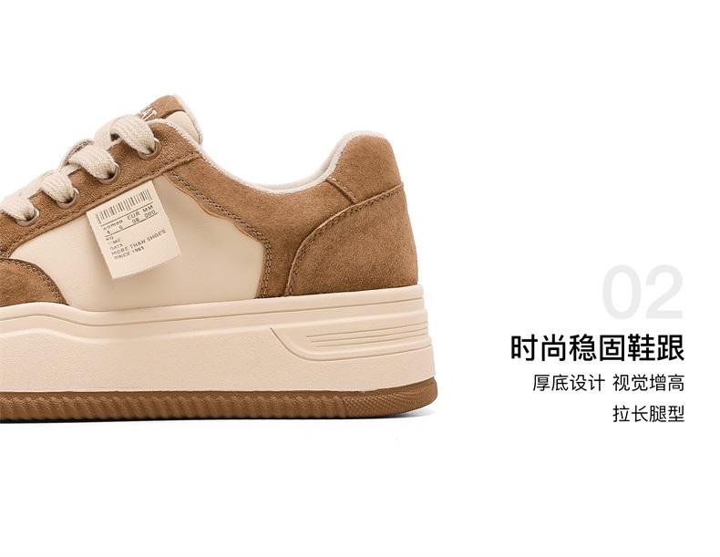 [Single Li/Plush Optional] Saturday College Style Comfortable Casual Shoes for Women 2025 Autumn/Winter Versatile Flat Shoes