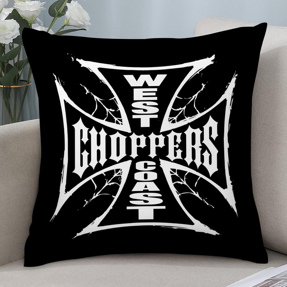 W-West Coast C-Choppers Наволочка Короткий Плюш Наволочки Диван Декоративный Подарок Дом Двусторонняя Печать Наволочка