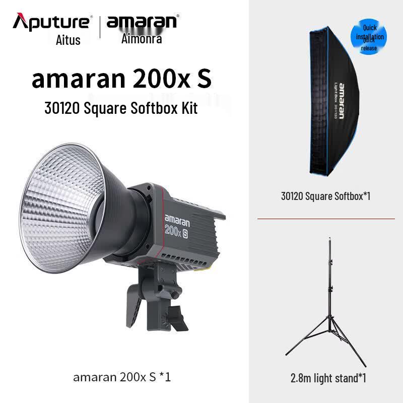 Aputure Amaran 200x S Bi-Color COB LED Видеосвет с комплектом глубокого параболического софтбокса