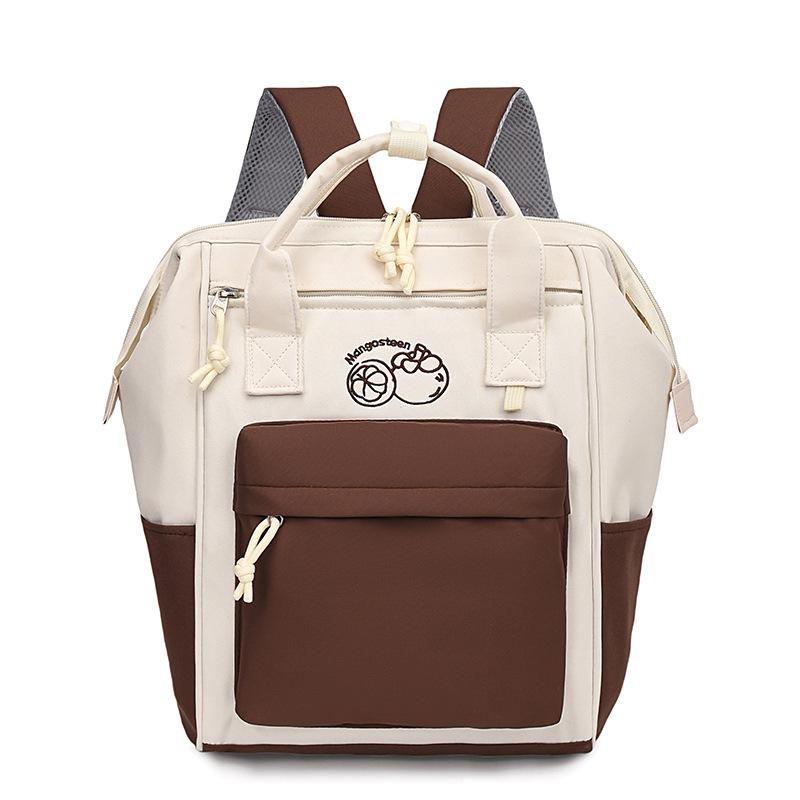 Модный рюкзак большой вместимости, простой портативный школьный рюкзак, многофункциональный брызгозащищенный студенческий рюкзак для покупок