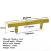 Stainless Steel Drawer Handles Gold Drawer Knobs Modern Cabinet Handles  for Cupboard Wardrobe