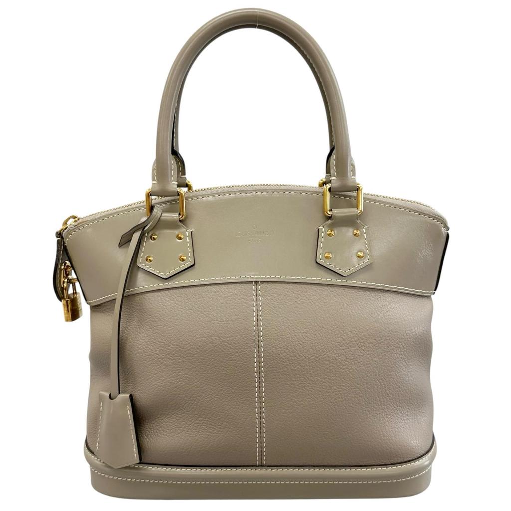 LOUIS VUITTON Lockit PM M91790 Handbag gray Women Suhari used