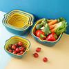 Zhao Ran 2-Piece Large Thickened Kitchen Drain Basket Set