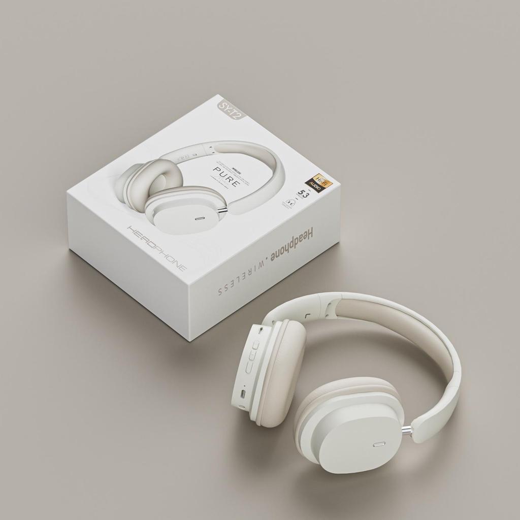 Модные Беспроводные Bluetooth-Наушники Накладные: Большие амбушюры, Шумоподавление, Hi-Fi, Для киберспорта, Стильная и портативная гарнитура
