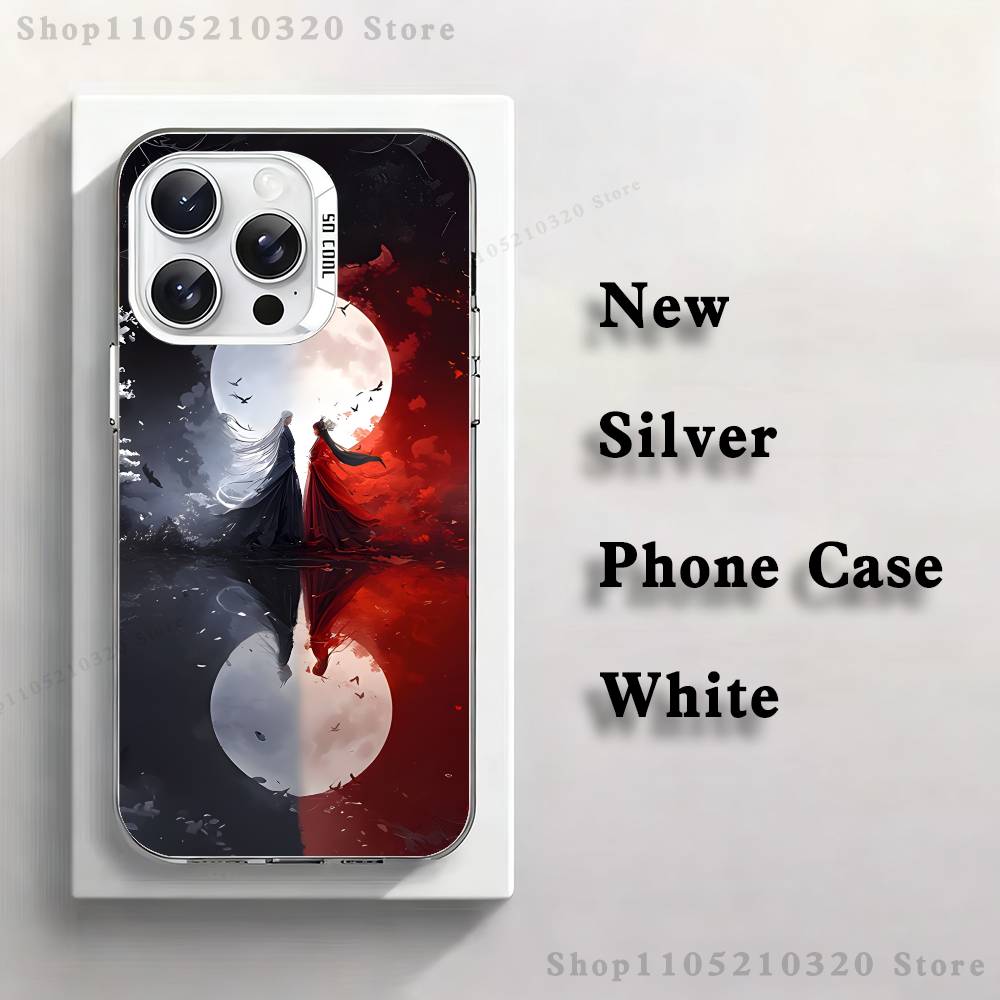 Чехол для телефона Renegade Immortal Xian Ni для iPhone 17,16,15,14,13,12,11,Mini,Pro,E,MAX Белый Матовый Силиконовый Белый Чехол