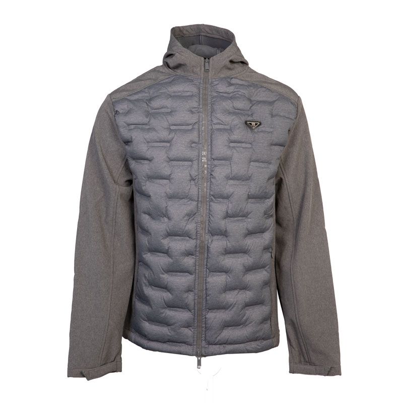 Men's BILL TORNADE Quilted Racing Hooded Softshell