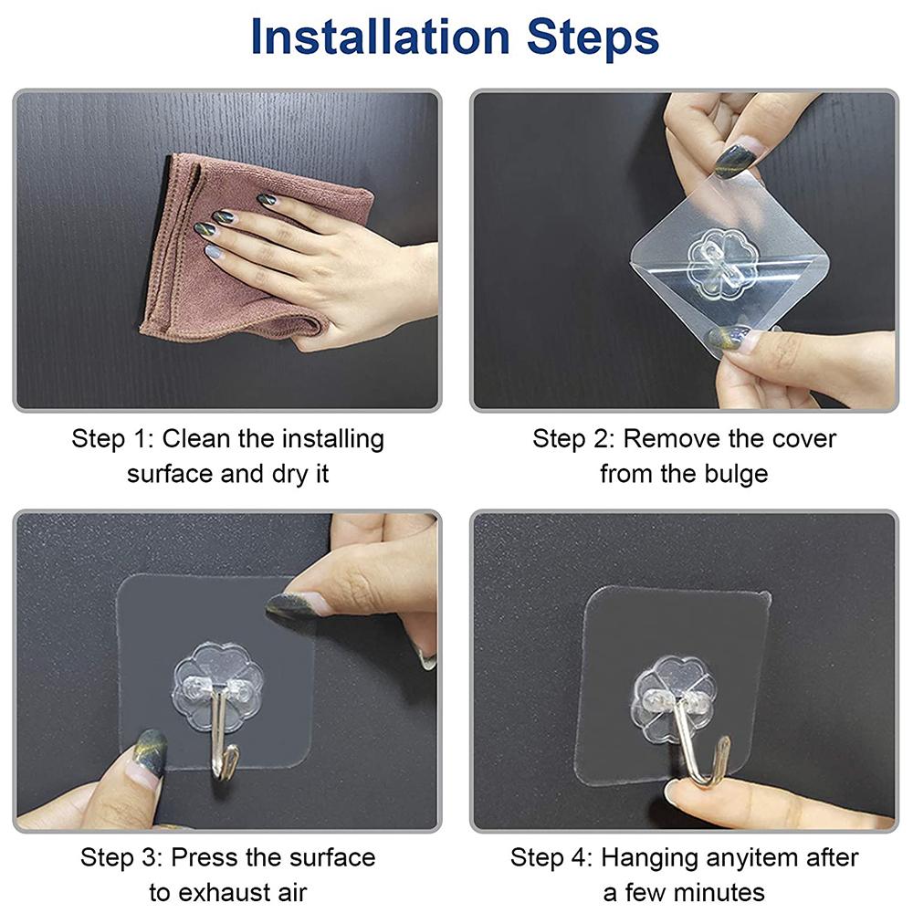 Самоклеящиеся крючки, сверхпрочные дверные и настенные клейкие крючки для кухни, ванной комнаты, офиса, шкафа, подвесные украшения для ключей из ткани для полотенец