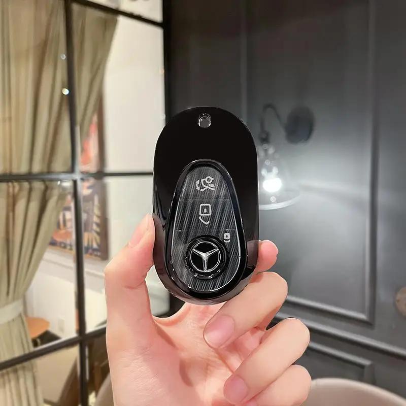 RPO5 For Mercedes Benz W206 W223 C S Class S350 C200 C260 C300 S400 S450 S500 2021 2022 2023 2024 TPU Car Key Case Cover