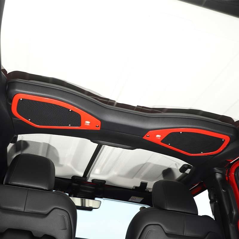 Автомобильный рожок на крышу, украшение, наклейка, наклейка для Jeep Wrangler JL для JT Gladiator 2024 Up, аксессуары для интерьера из АБС-пластика