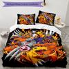 3pcs Digimon Design Cover Set - HD Printed Bedding with 1 Cover and 2 Pillowcases - Perfect for Home and Dorm Decor